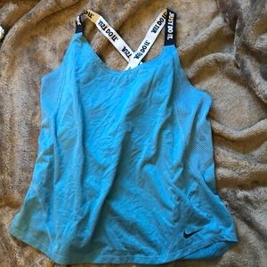 Nike dri fit work out top